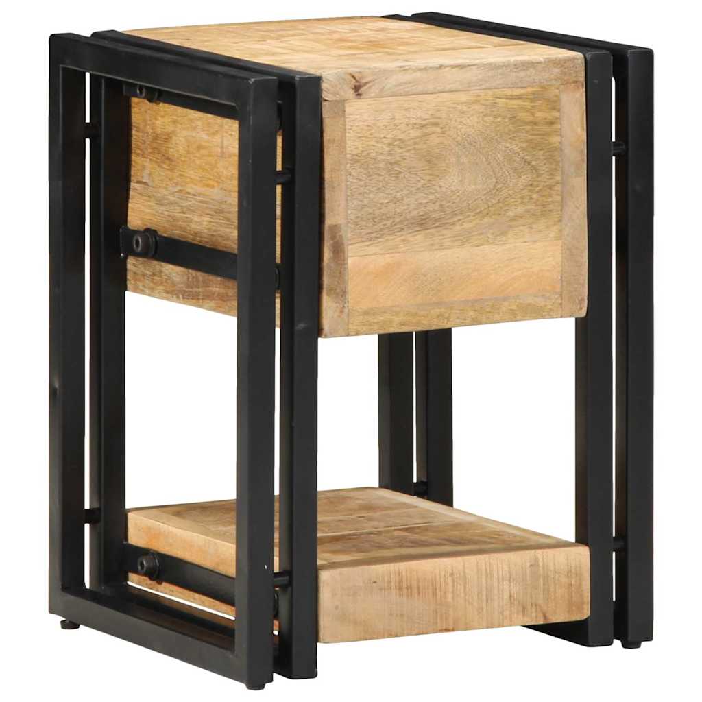 Bedside Cabinet 2 pcs Brown 30 x 30 x 40 cm Solid Mango Wood