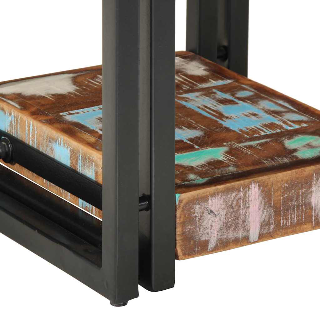Bedside Cabinet Multicolour 30 x 30 x 40 cm Solid Reclaim Wood