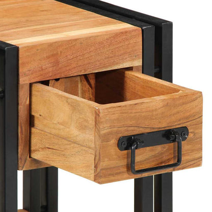 Bedside Cabinet Brown 30 x 30 x 40 cm Solid Acacia Wood