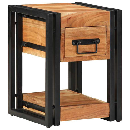 Bedside Cabinet Brown 30 x 30 x 40 cm Solid Acacia Wood