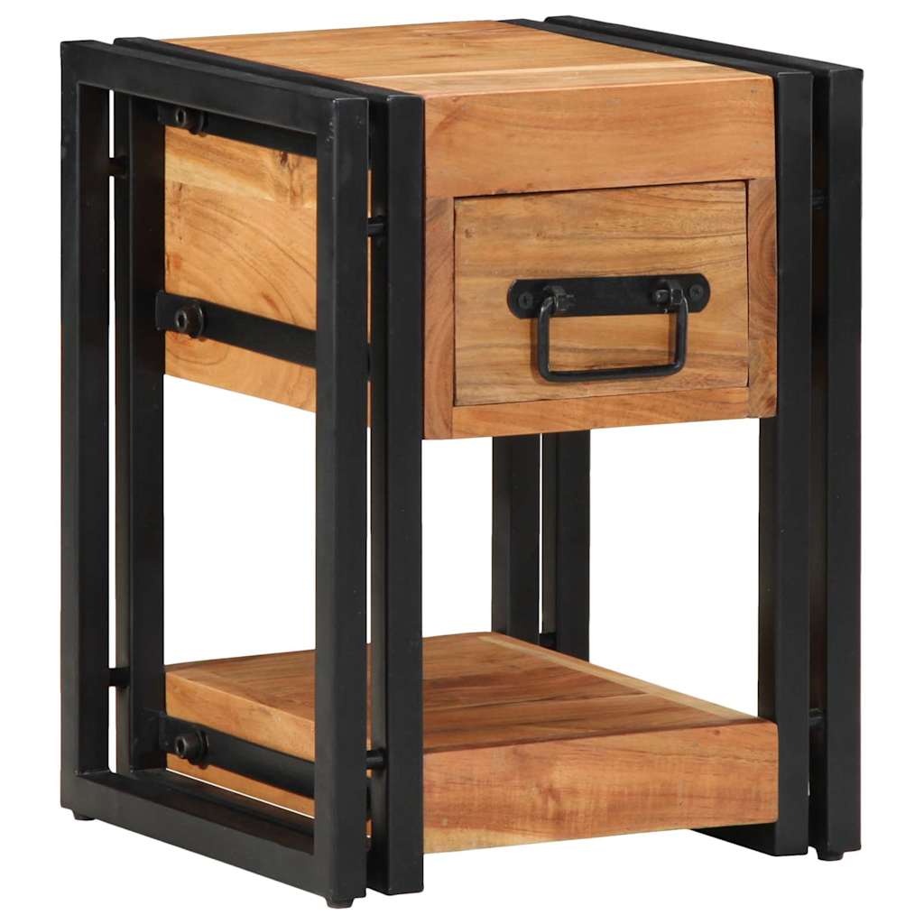 Bedside Cabinet Brown 30 x 30 x 40 cm Solid Acacia Wood