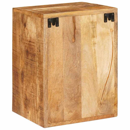 Bedside Table Brown 35 x 33 x 48 cm Solid Mango Wood