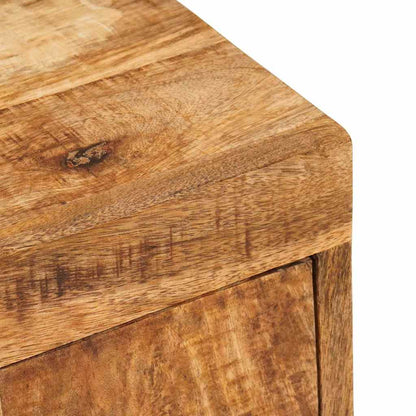 Bedside Table 2 pcs Brown 35 x 33 x 48 cm Solid Mango Wood