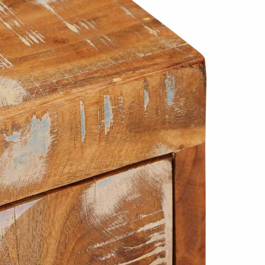Bedside Table 2 pcs Brown 35 x 33 x 48 cm Solid Reclaim wood