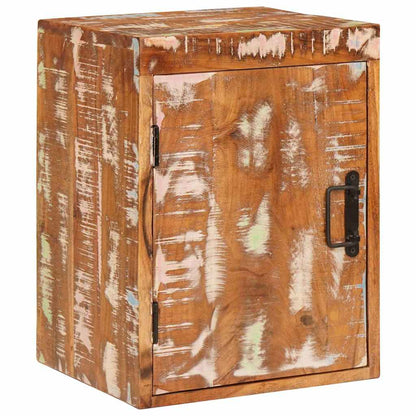 Bedside Table 2 pcs Brown 35 x 33 x 48 cm Solid Reclaim wood
