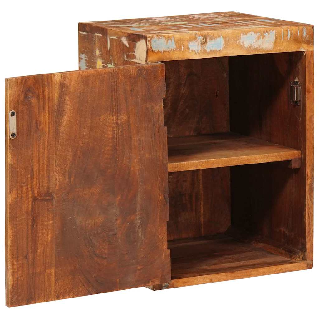 Bedside Table 2 pcs Brown 35 x 33 x 48 cm Solid Reclaim wood