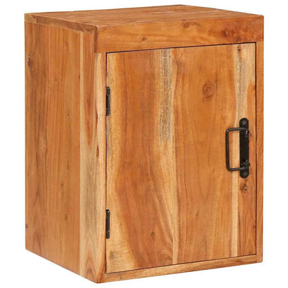 Bedside Table 2 pcs Brown 35 x 33 x 48 cm Solid Wood Acacia
