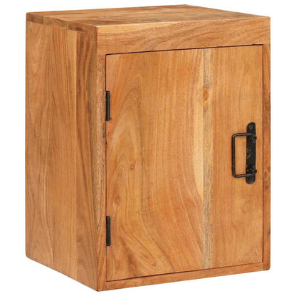 Bedside Table 2 pcs Brown 35 x 33 x 48 cm Solid Wood Acacia