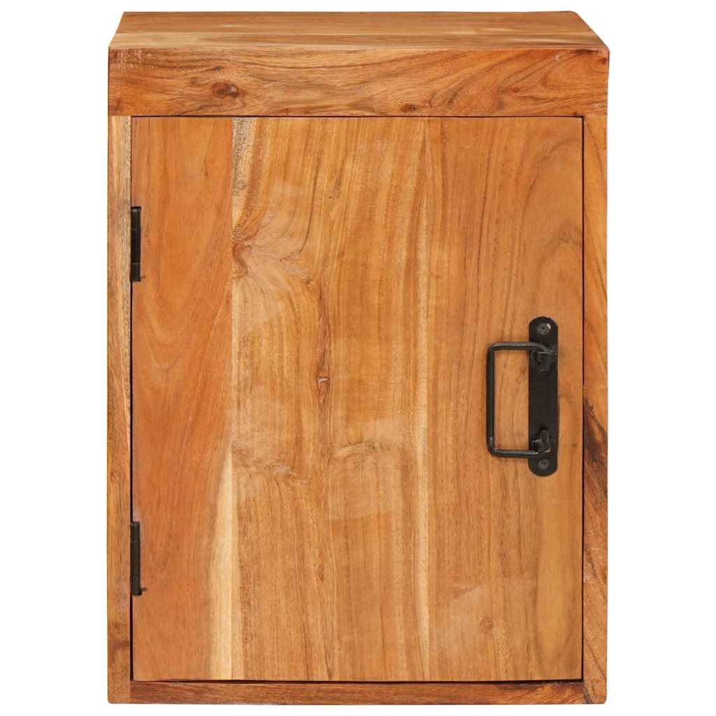 Bedside Table 2 pcs Brown 35 x 33 x 48 cm Solid Wood Acacia