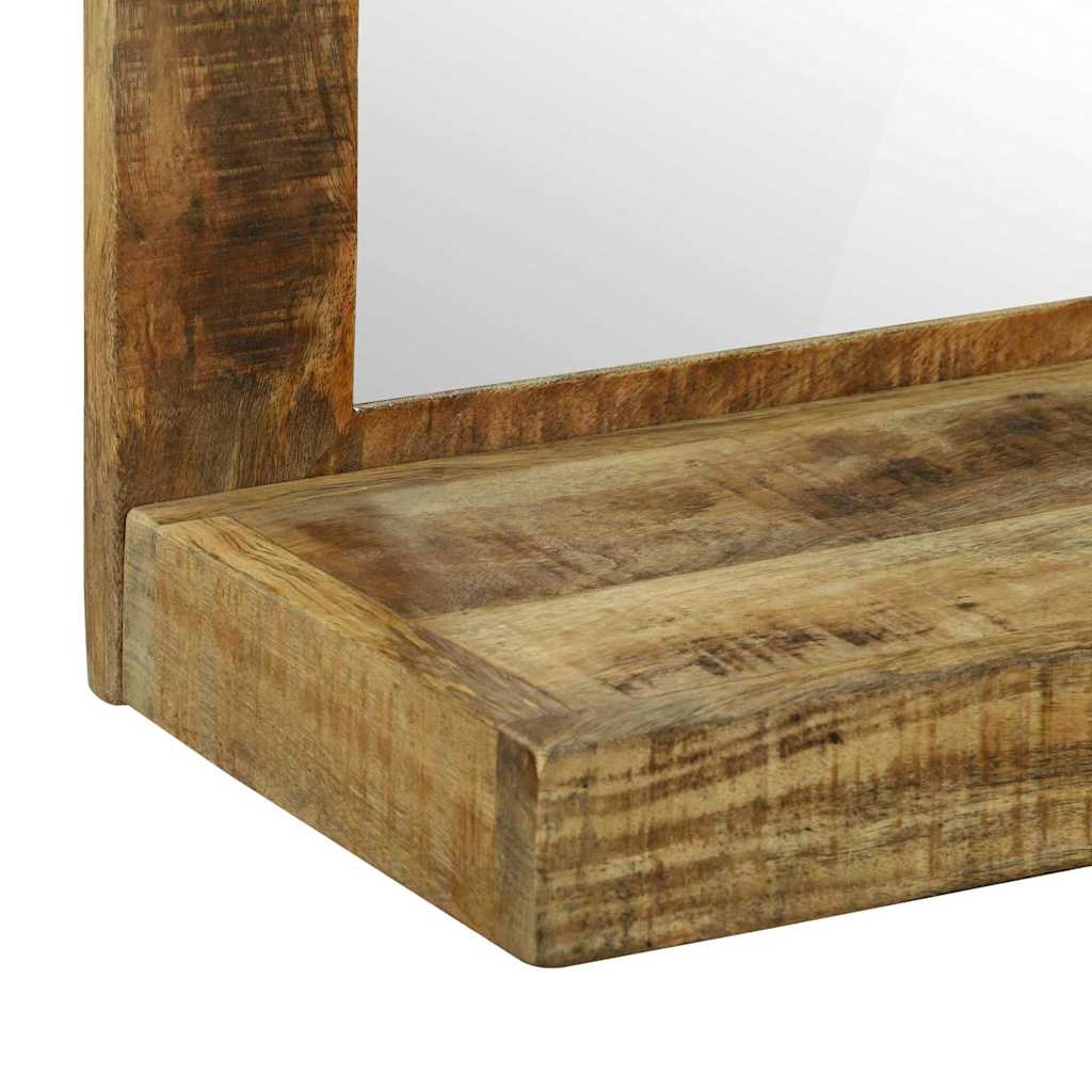 Bathroom Mirror Brown 50 x 22 x 70 cm Solid Mango Wood