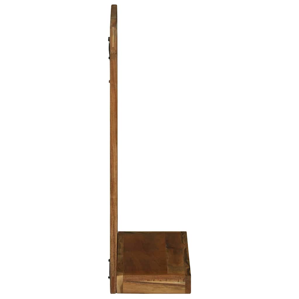 Bathroom Mirror Brown 50 x 22 x 70 cm Solid Acacia Wood