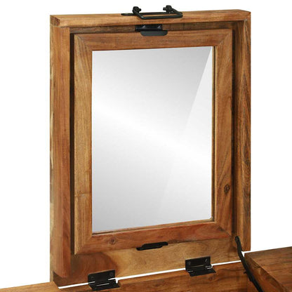 Bedroom Dressing Tables Brown 90 x 50 x 75 cm Solid Acacia wood