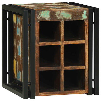 Wine Rack 35 x 35 x 39 cm Solid Reclaim Wood