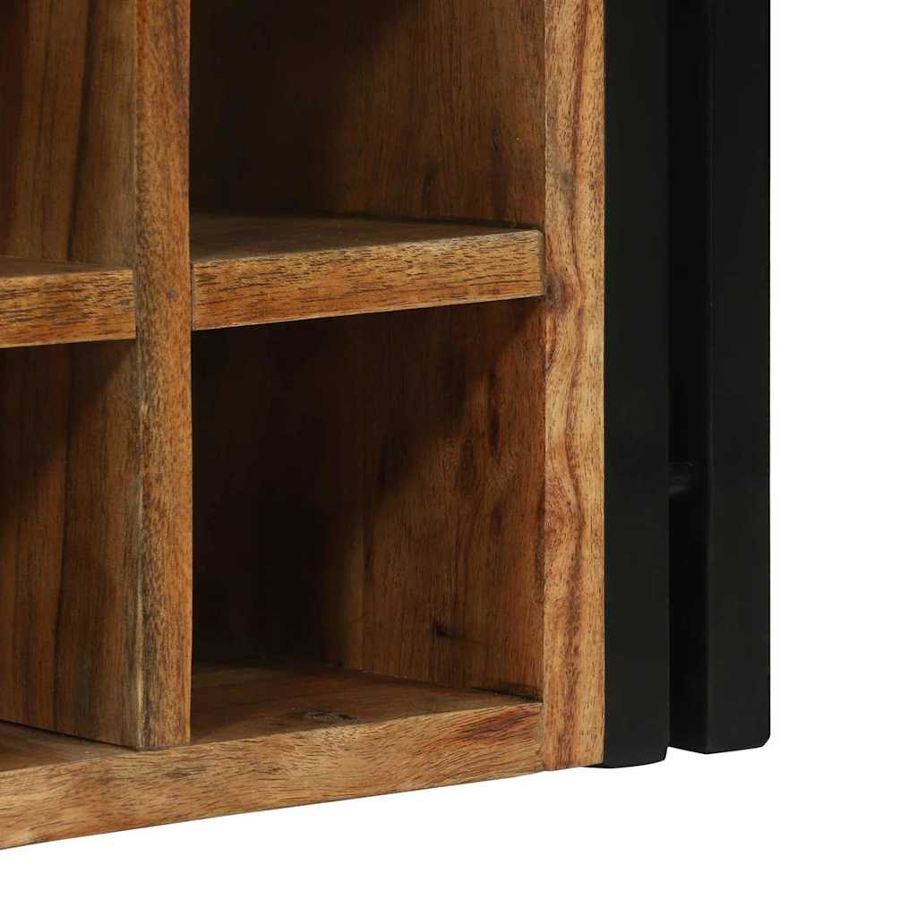 Wine Rack 2 pcs 46 x 35 x 27.5 cm Solid Acacia Wood