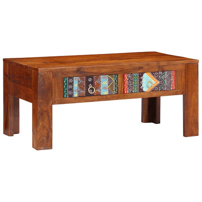 Coffee Table 90x50x40 cm Solid Wood Acacia