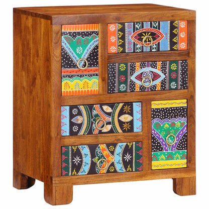 Sideboard Multicolour 50x35x60 Solid Wood Acacia