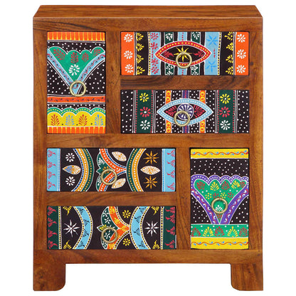 Sideboard Multicolour 50x35x60 Solid Wood Acacia