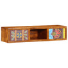 Wall-mounted TV Cabinet Multicolour 100x30x22 Solid Wood Acacia