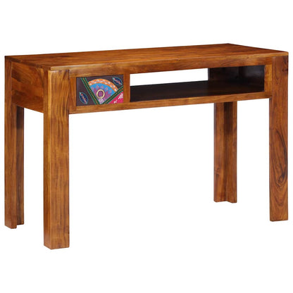 Writing Desk with Drawer with Storage Brown 110 x 50 x 73 cm