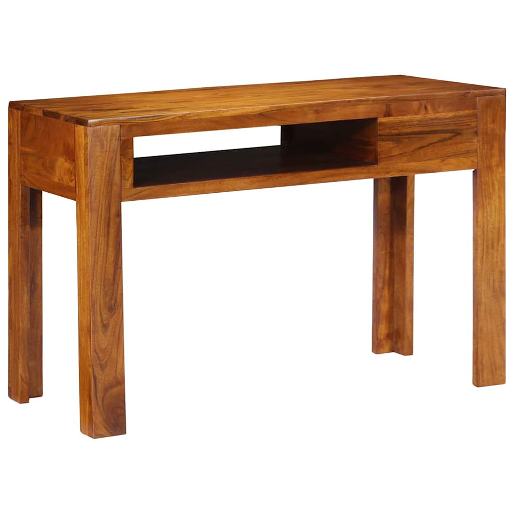 Writing Desk with Drawer with Storage Brown 110 x 50 x 73 cm