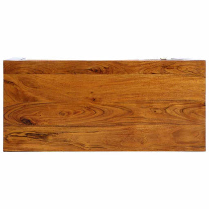 Writing Desk with Drawer with Storage Brown 110 x 50 x 73 cm