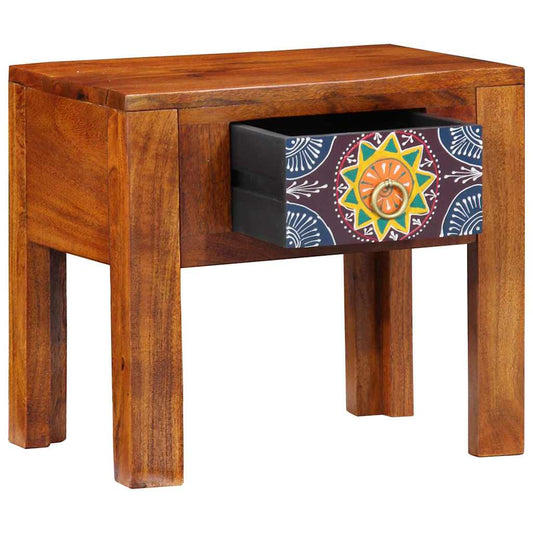 Side Table Brown 40 x 30 x 36 cm