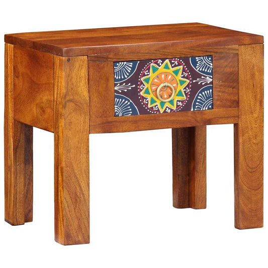 Side Table Brown 40 x 30 x 36 cm