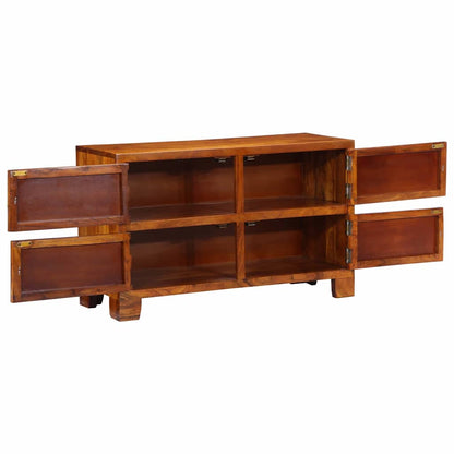 Shoe Cabinet with Door Brown 90 x 35 x 55 cm Solid Acacia Wood