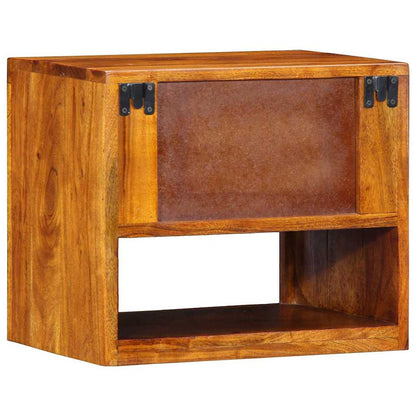Bedside Cabinet 2 pcs Brown 40 x 35 x 35 cm Solid Acacia Wood