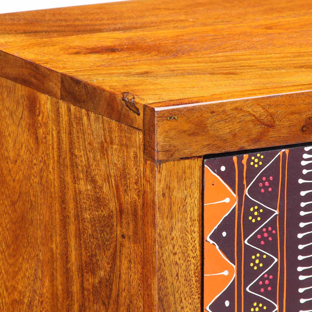Bedside Cabinet with Drawer Brown 35 x 30 x 22 cm