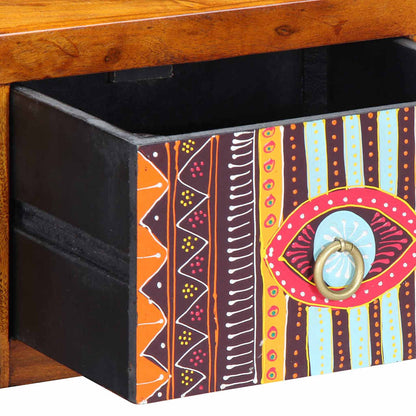 Bedside Cabinet with Drawer Brown 35 x 30 x 22 cm