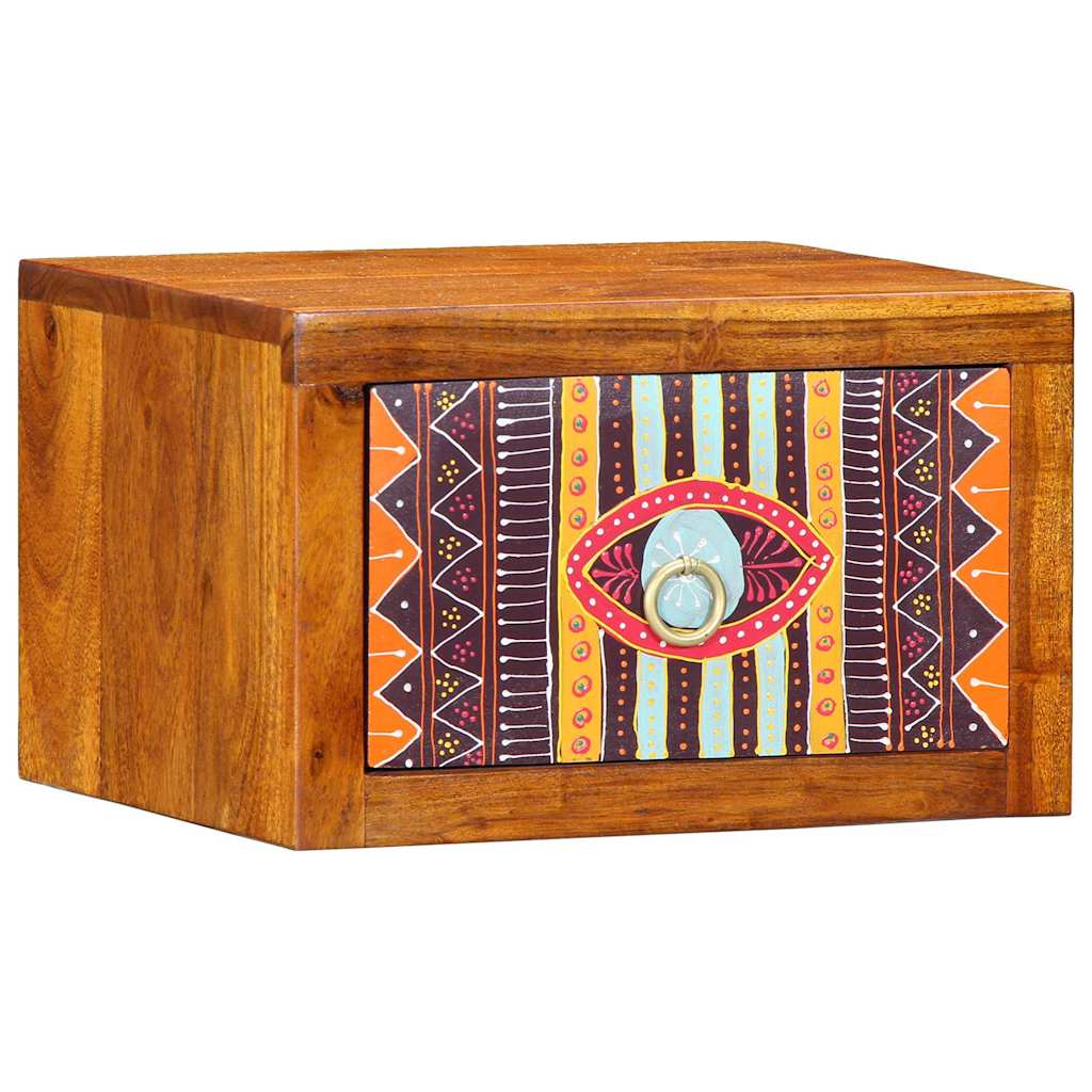 Bedside Cabinet with Drawer Brown 35 x 30 x 22 cm