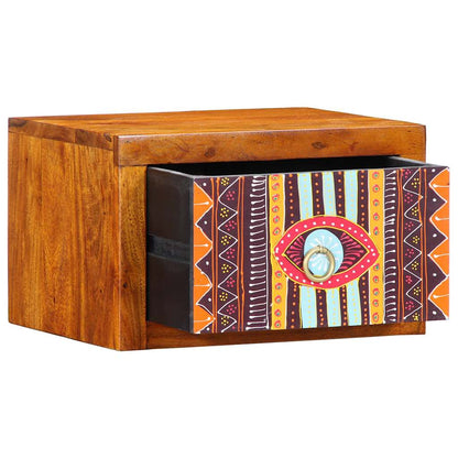 Bedside Cabinet with Drawer Brown 35 x 30 x 22 cm