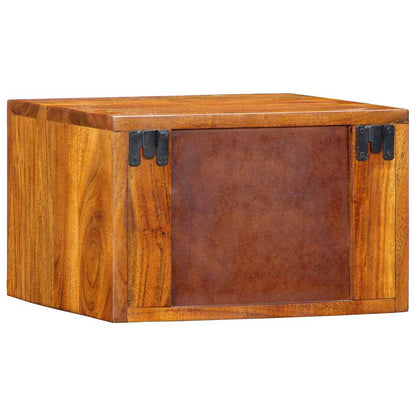 Bedside Cabinet with Drawer Brown 35 x 30 x 22 cm