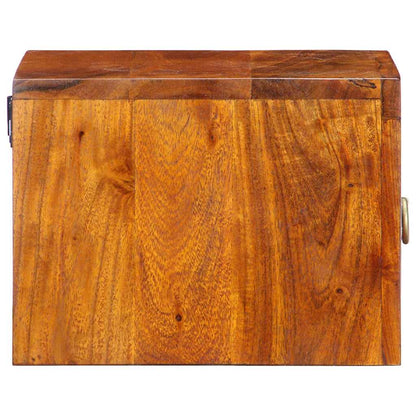 Bedside Cabinet with Drawer Brown 35 x 30 x 22 cm