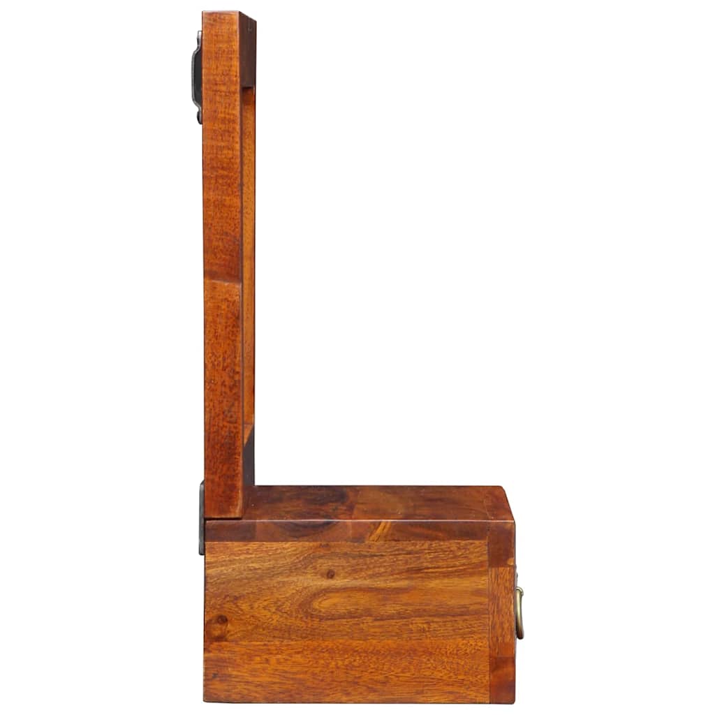 Wall Cabinet Brown 40 x 20 x 50 cm Solid Acacia Wood