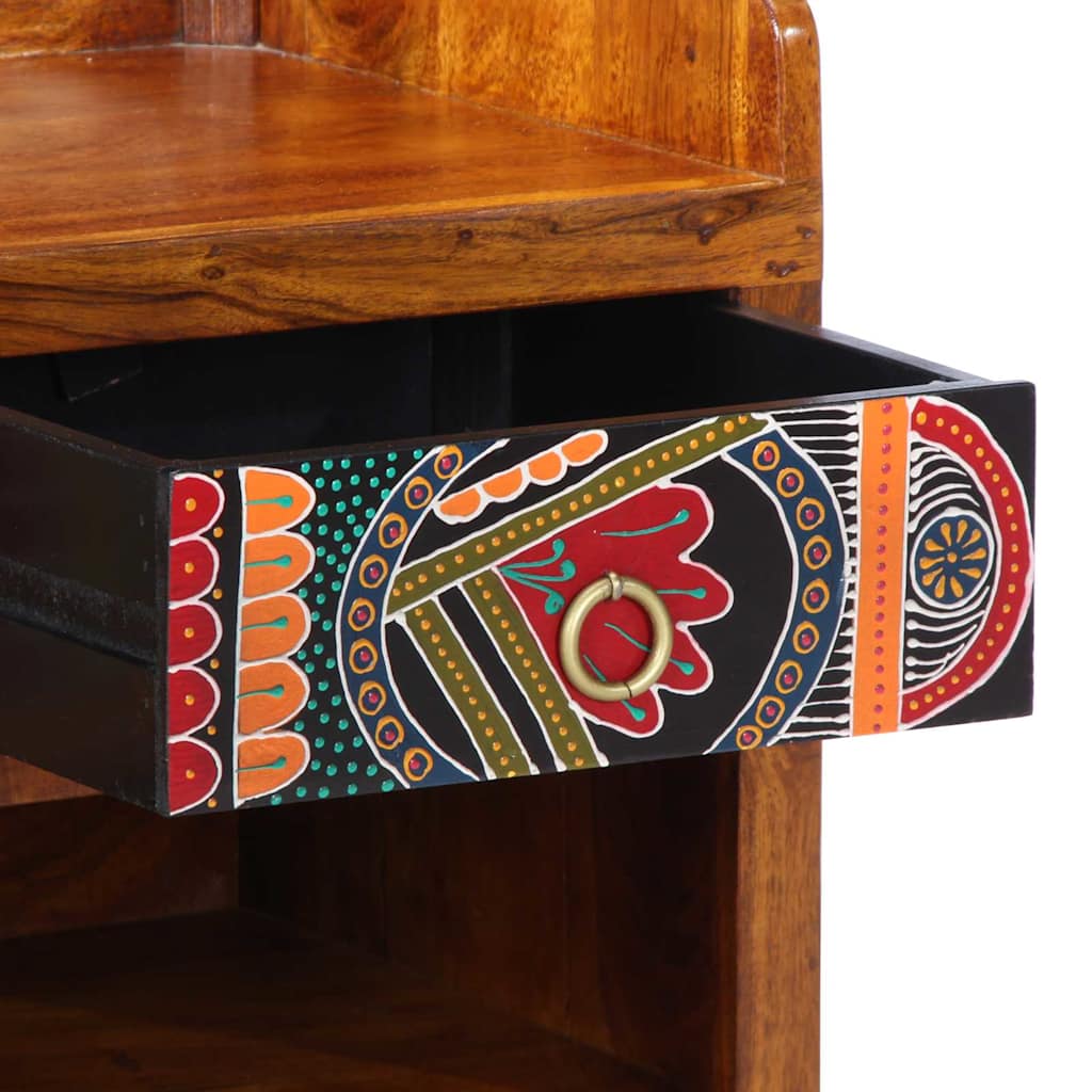Shoe Bench Honey Brown 100 x 35 x 45 cm Acacia Solid Wood