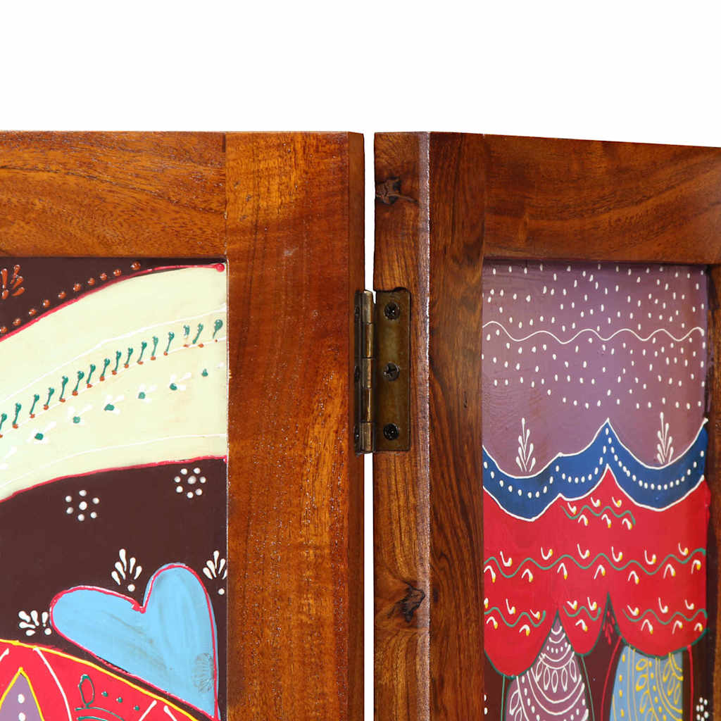 Room Divider Honey Brown 105 x 1.5 x 160 cm Solid Acacia Wood