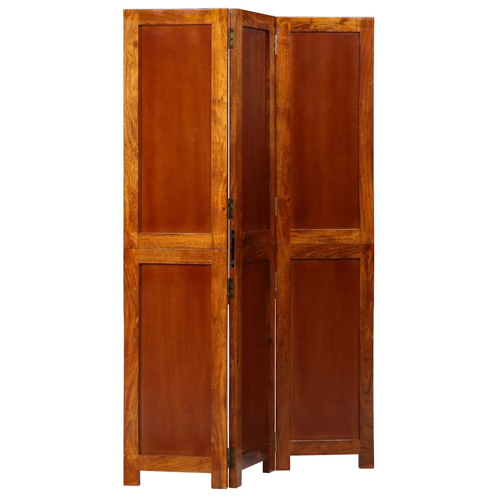 Room Divider Honey Brown 105 x 1.5 x 160 cm Solid Acacia Wood