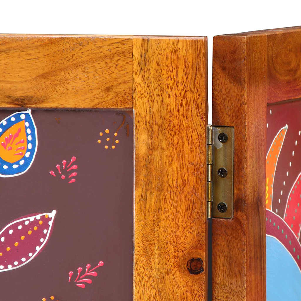 Room Divider Honey Brown 105 x 1.5 x 180 cm Solid Acacia Wood