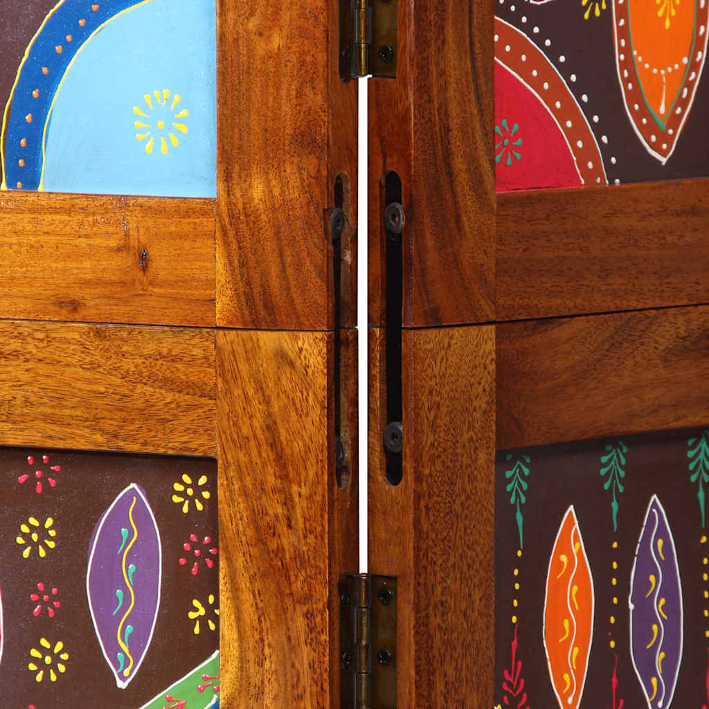 Room Divider Honey Brown 105 x 1.5 x 180 cm Solid Acacia Wood