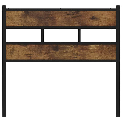 Replace Headboard Smoked Oak 80 cm Iron and Engineered Wood