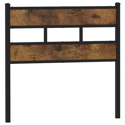 Replace Headboard Smoked Oak 90 cm Iron and Engineered Wood