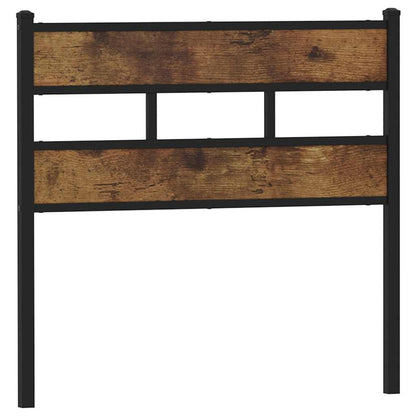 Replace Headboard Smoked Oak 100 cm Iron and Engineered Wood