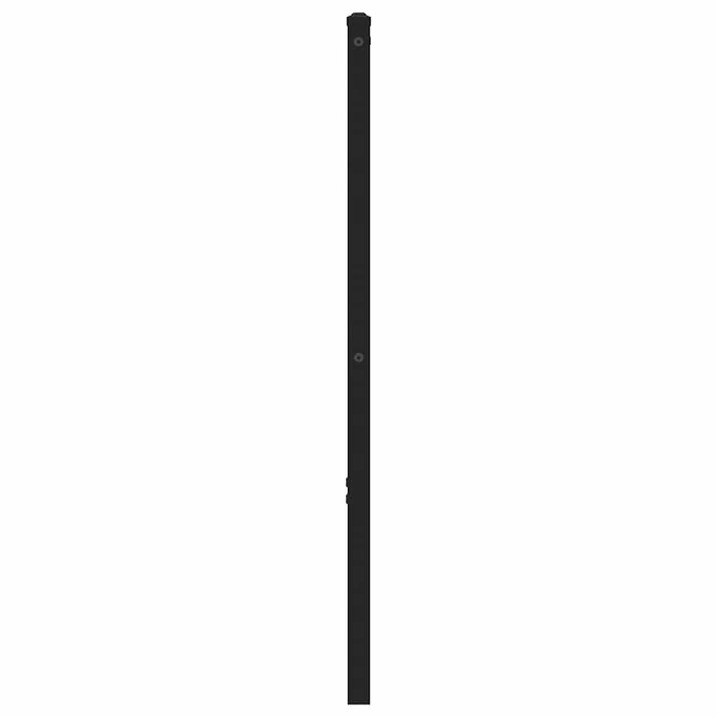Replace Headboard Smoked Oak 193 cm Iron and Engineered Wood