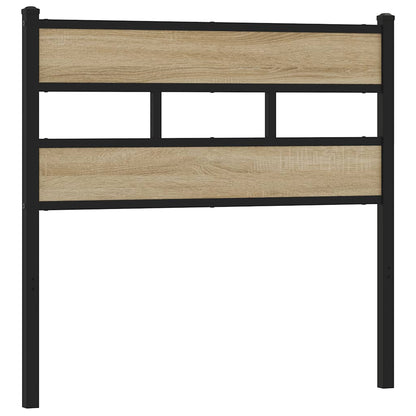 Replace Headboard Sonoma Oak 80 cm Iron and Engineered Wood