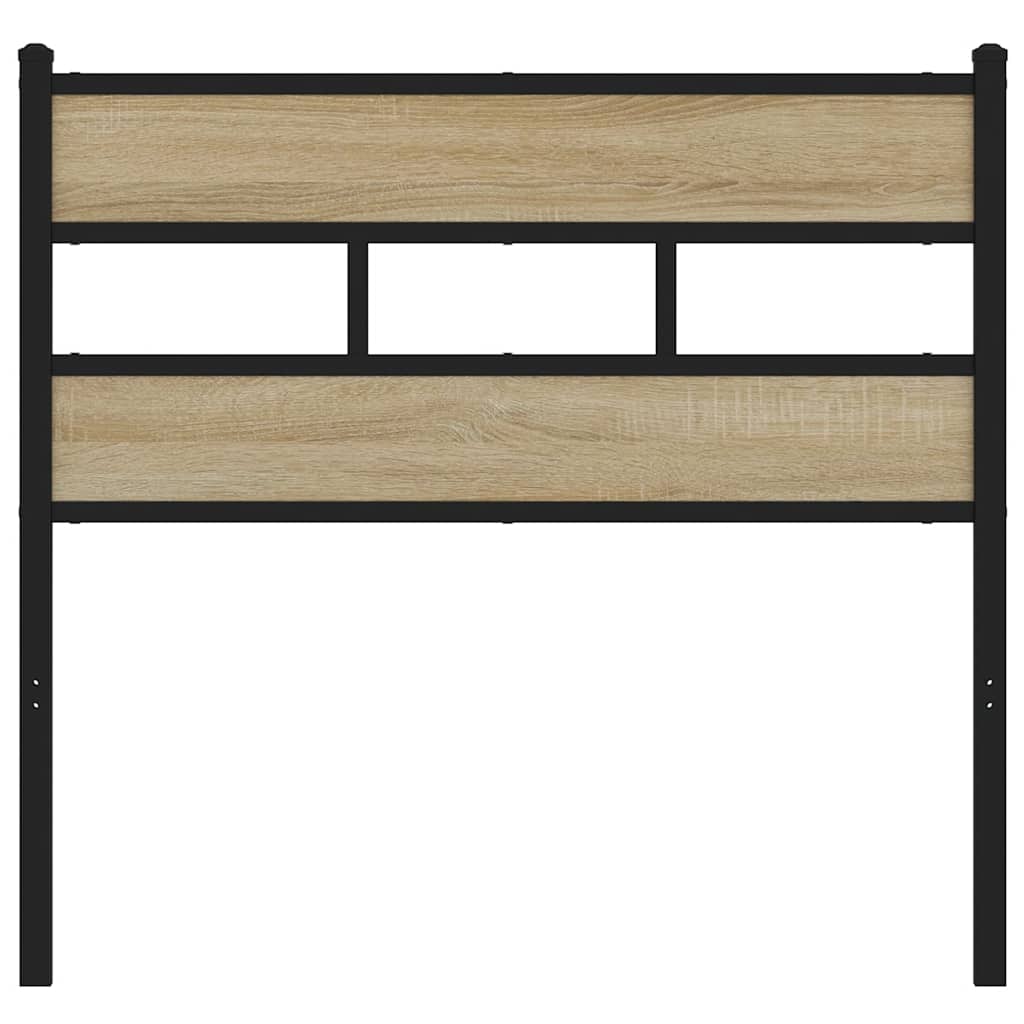 Replace Headboard Sonoma Oak 80 cm Iron and Engineered Wood