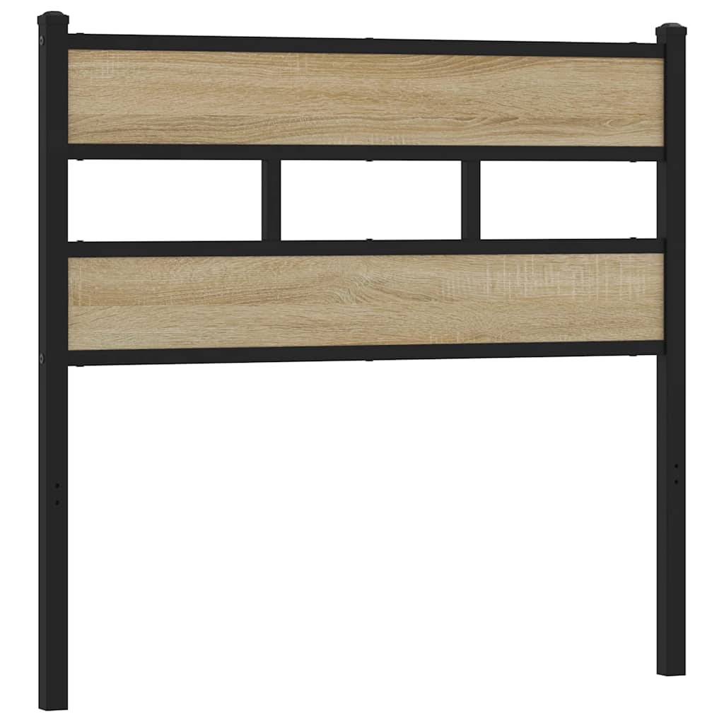 Replace Headboard Sonoma Oak 90 cm Iron and Engineered Wood