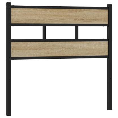 Replace Headboard Sonoma Oak 90 cm Iron and Engineered Wood