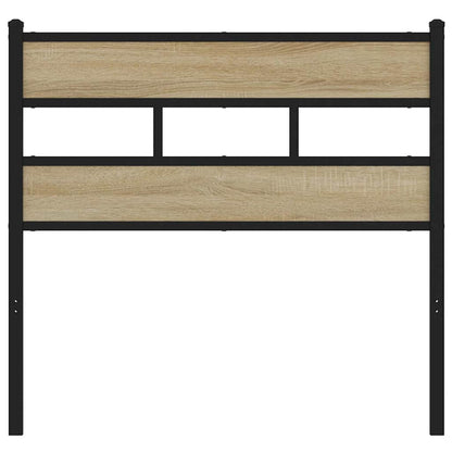 Replace Headboard Sonoma Oak 90 cm Iron and Engineered Wood